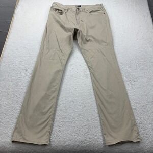 Polo Ralph Lauren Varick Slim Straight Mens Khaki Chinos Pants 36x34